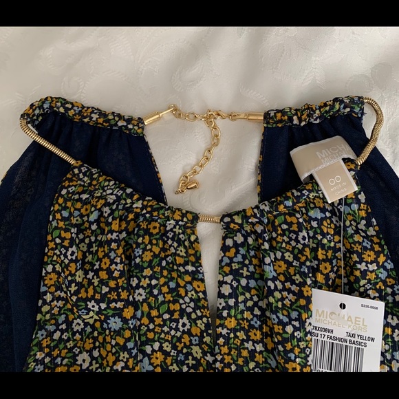 Michael Kors Floral Chiffon Dress - Picture 9 of 11